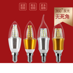 LED灯泡节能灯家用E14特亮螺口E27玉米灯泡照明超亮暖光省电光源