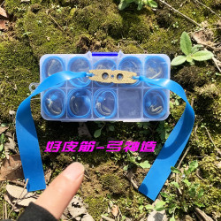 夏季高弹力弹弓扁皮筋进口大锥度户外精准暴力穿红牛罐扁皮筋3015