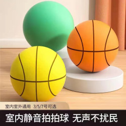 武行彬 静音篮球7号球训练篮球5号室内家用儿童成人无声专业拍拍球不掉渣