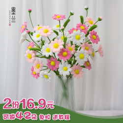 彩色小雏菊花束教师节培训活动摆件儿童玩具扭扭棒手工DIY材料包