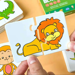 儿童玩具益智配对卡1-3岁4幼儿拼图平图智力动脑启蒙早教男孩女孩