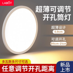 拉伯塔 超薄led筒灯嵌入式天花灯圆形射灯洞灯孔灯商用节能灯6w9w15w20w