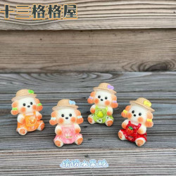 可爱款写实款kt微缩食玩蛋糕汉堡树脂配件