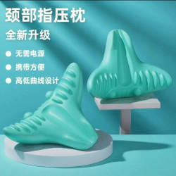 家用脊椎按摩器 肩颈按摩器 脊椎按摩枕便携重力指压颈部