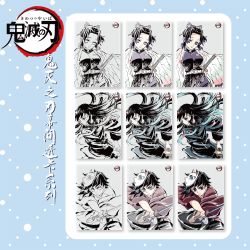 鬼灭之刃透卡2弹 同人 线稿透卡 盲盒 默认代拆