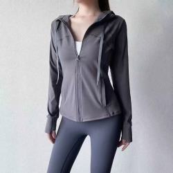 慧姐2026新款运动瑜伽外套立领拉链上衣女健身服显瘦修身长袖
