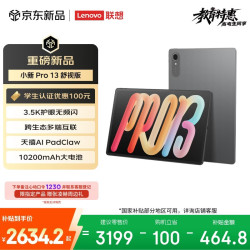 联想 小新Pro13英寸 骁龙8s Gen4 灰色 12GB+256GB 平板电脑