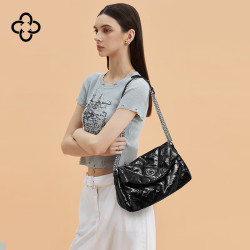CASSILE 牛皮 单肩包