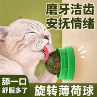 HELLOJOY 猫玩具薄荷球猫咪磨牙棒自嗨解闷幼猫小猫逗猫球 30克