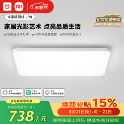 米家 吸顶灯 L90 智能控制 长方形现代客厅灯 小爱智能语音 115W