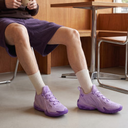 安德玛 UA Curry 13库里篮球鞋 男女实战球鞋轻量稳定软底缓震防滑运动鞋 6014870-536 AP耐磨防滑大底 青少年 紫色 38.5