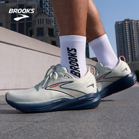 BROOKS Glycerin 22 缓震支撑 浅灰色 41码 跑步鞋