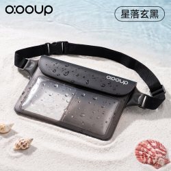 中欧 手机防水袋腰包户外游泳漂流大容量可触屏透明拍照防水收纳包装备