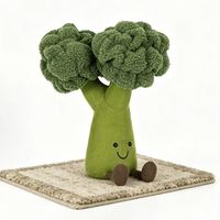 百亿补贴：邦尼兔 趣味西兰花 (均码 21cm)动漫毛绒玩偶