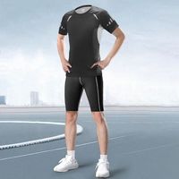 骑行服套装 男夏季新款户外公路山地车 全套速干 裤子无屁股坐垫
