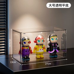 KAMAN 盲盒收纳展示架透明防尘手办收纳盒玩偶摆件泡泡玛特模型展示柜