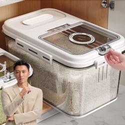 佳帮手 装米桶家用防虫防潮密封米缸大米收纳盒米箱面粉面桶储物罐