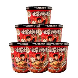 螺胖子冲泡螺蛳粉260克*6桶柳州正宗胖子螺蛳粉速食美食