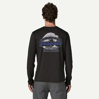 Patagonia 男士Cap Cool Daily 户外运动长袖C1速干T恤45496/45453/45494 45494-BLK黑色 M