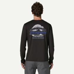 Patagonia 男士Cap Cool Daily 户外运动长袖C1速干T恤45496/45453/45494 45494-BLK黑色 M