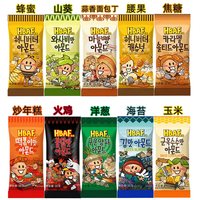 芭峰 韩国进口芭蜂原汤姆农场蜂蜜黄油山葵味扁桃仁芥末杏仁味坚果礼盒