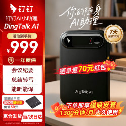 钉钉 Talk a1录音笔智能AI会议纪要分析总结实时转写翻译语音转文字电话录音神器60天超长待机