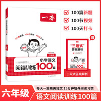 当一本阅读理解训练100篇小学语文同步阅读理解专项训练书二三四五年级阅读理解专项训练人教版23456