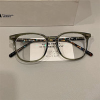 绿玳瑁眼镜框镜框+ 1.61非球面镜片