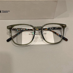 绿玳瑁眼镜框镜框+ 1.61非球面镜片