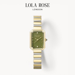 LOLA ROSE 方糖小绿表 女士腕表