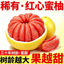 新鲜老树果三红柚水果时令当季红心柚正宗红心柚子蜜甜多汁整箱