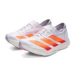 adidas Adizero Adios Pro 4 跑步鞋男白橙JR7088夏上新