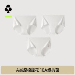 YOUKESHU 女士纯棉10A抗菌透气内裤 3条
