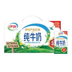 伊利 无菌砖纯牛奶250ml*24盒