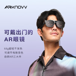 ARknovv A1智能眼镜 可调节电致变色便携XR眼镜 非VR眼镜一体机 A1眼镜 戒托小号(内直径17mm)