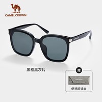 骆驼 户外偏光太阳镜女折叠墨镜开车防紫外线太阳镜男口袋防晒眼镜 深空绿1J32267122A