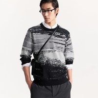 杰克琼斯 秋季男针织提花撞色拼接毛衣针织衫合辑