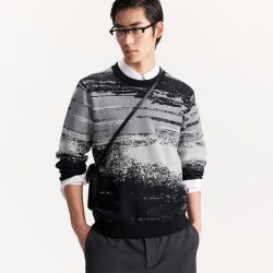 杰克琼斯 秋季男针织提花撞色拼接毛衣针织衫合辑
