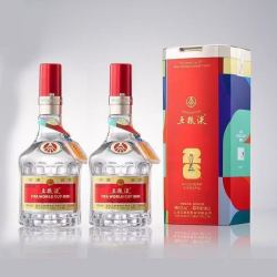 五粮液 普五第八代 世界杯浓香型白酒52度500ml*2双瓶装