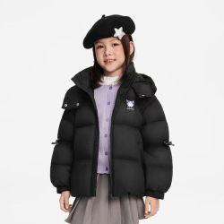 波司登 酷洛米联名 儿童羽绒服 黑色8056