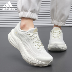 adidas 女鞋夏季轻便休闲增高运动鞋减震透气跑步鞋36