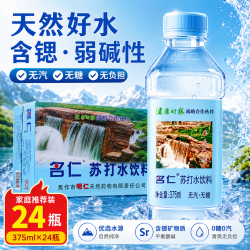 统一 名仁苏打水375ml*24瓶