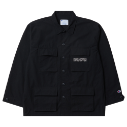 Champion 刺绣LOGO 翻领长袖夹克