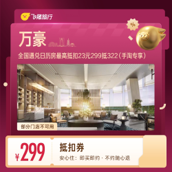 酒店抵扣券 299抵扣322