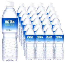 今麦郎 蓝标纯净水550ml*24瓶整提饮用水家庭日常饮用瓶装水超市囤货批发 默认 今麦郎蓝标水550ml*24瓶