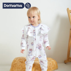 DOMIAMIA 爬服连体衣春夏宝宝家居空调房长袖设计款