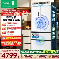 容声 方糖系列 BCD-515P60FZNAD 风冷法式多门冰箱