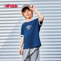 new balance NB官方童装 4-14岁男女童撞色短袖T恤7EG6S033