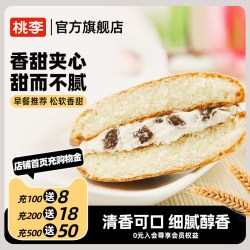 桃李 布雪蛋糕组合装 2口味 560g（草莓240g+葡萄干320g）