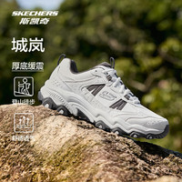 斯凯奇 防泼水 男士徒步鞋  白色/灰色/WGY 41.5
